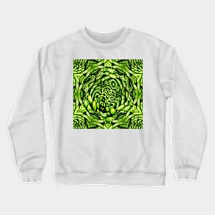 Vegetarian Kaleidoscope, Fruit Fantasy Patterns. 8 Cucumbers Crewneck Sweatshirt